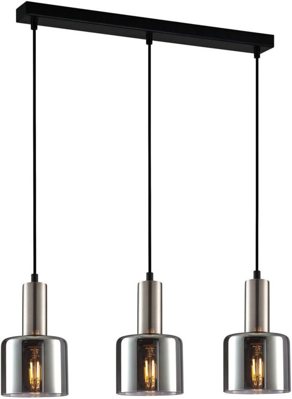 Santia Moderne 3-flammige Stab-Pendel-Deckenleuchte, E27 - Italux