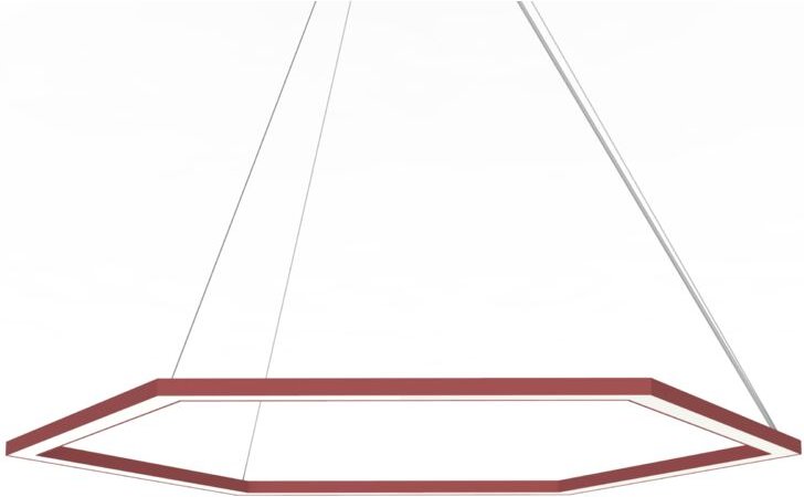 Esagono Sospensione Ø90 Monocolore Opaco