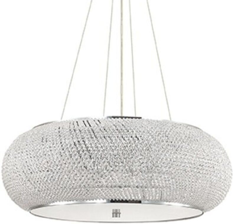 Pasha' - 14 Lichtdecke Anhänger Chrom - Ideal Lux