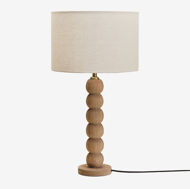 SKLUM Tischlampe Soler aus Mangoholz Mango-Holz