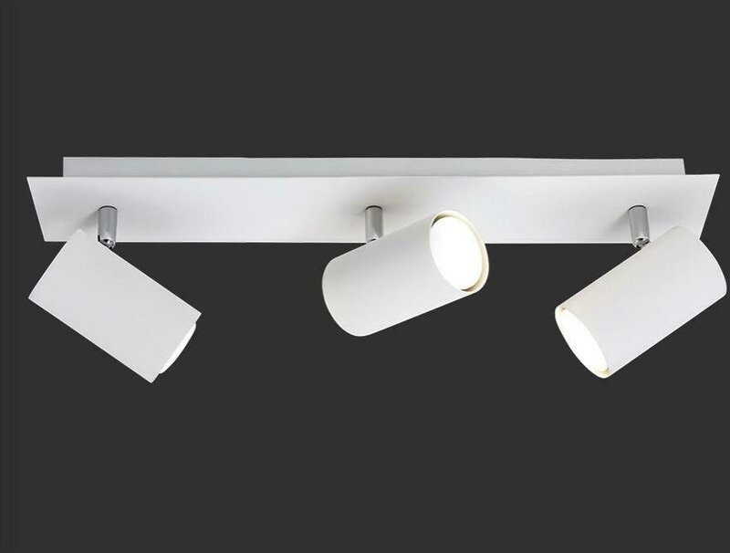 Marley 3 spots deckenhalterung gu10 35w metall weiß 802400301