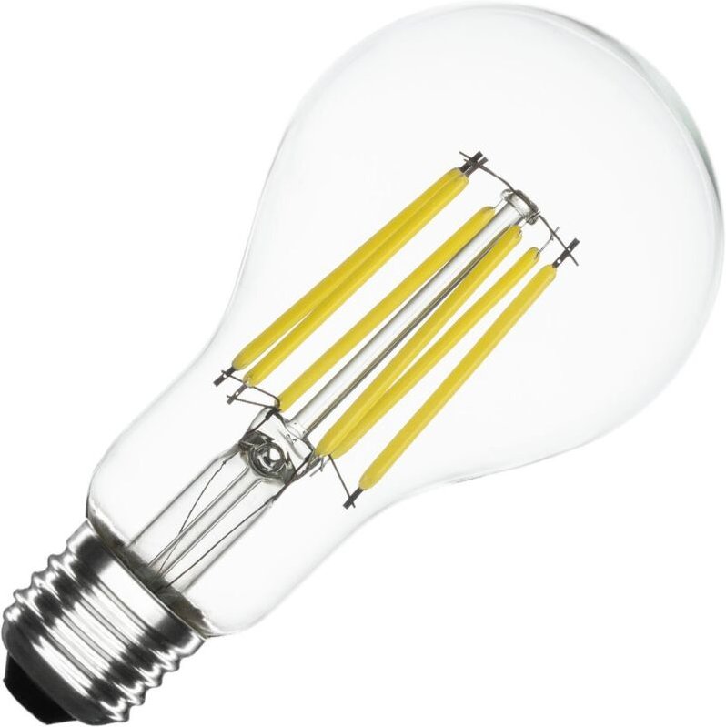 Efectoled - LED-Glühbirne Filament E27 7.3W 1535 lm A70 Klasse a No Flicker 2700K Warmweiß