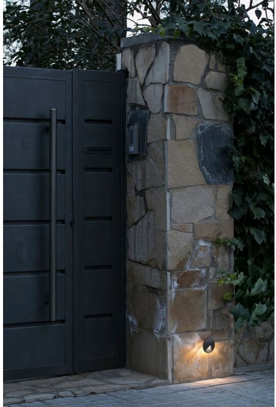 Uve Wandeinbauleuchte dunkelgrau von faro 70397