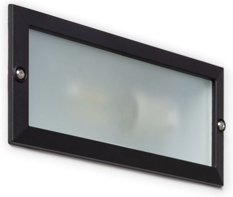 Wandleuchte Aussen für E27-Glühbirne Schwarz