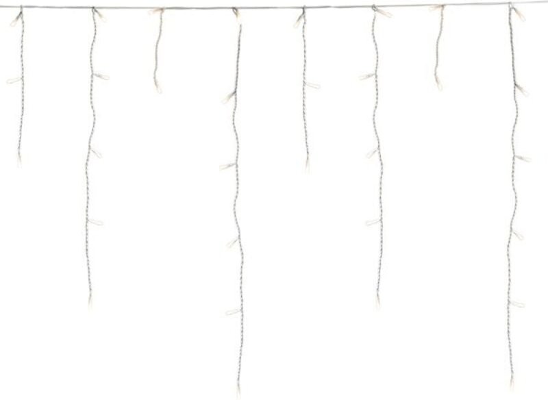 Thumbnail - Konstsmide LED Eisregen Lichtervorhang außen 96 bernsteinfarbene Dioden Lichterkette