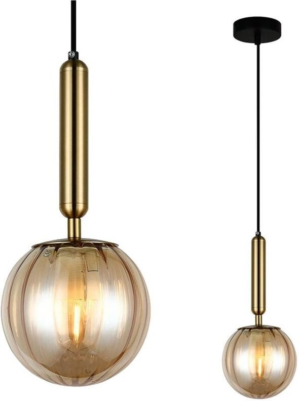 Italux Ravena Moderne 1-flammige, schmale Pendel-Deckenleuchte, E27 LED