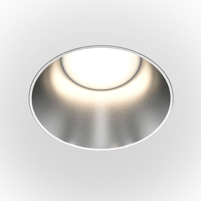 Share Rundes Einbau-Downlight Silber matt GU10 - Maytoni