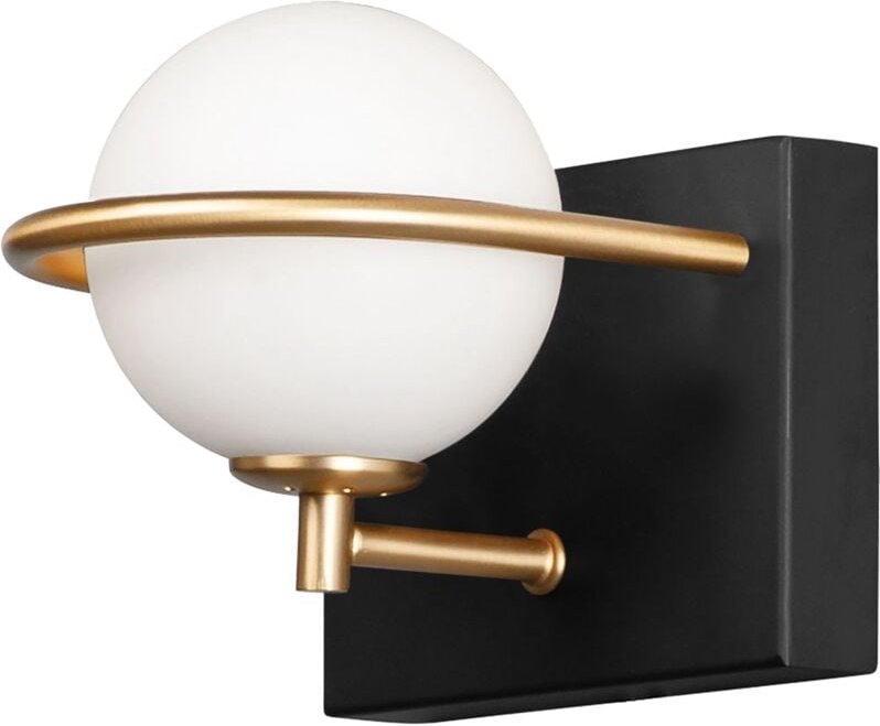Wandlampe App1300-1w Black Gold
