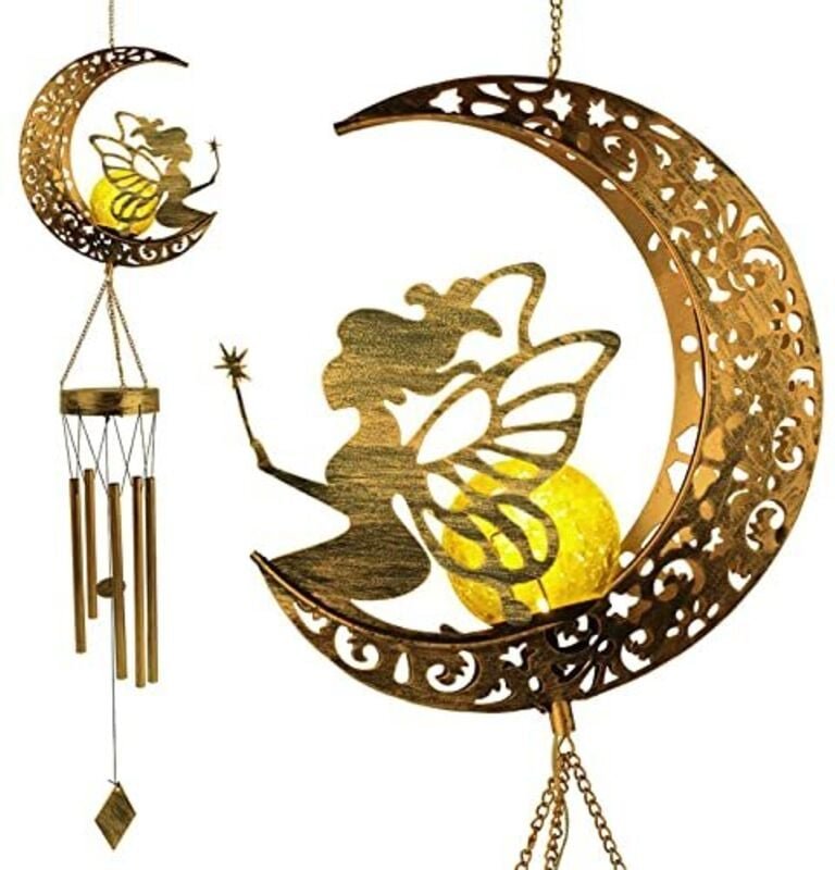 LED Solar Laterne Warmweiß Licht Hängeleuchte für Party Garten Hof Landschaft Weg Mond