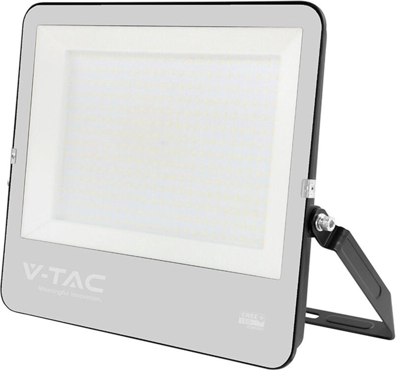 V-TAC PRO Slim LED-Scheinwerfer 300W 6500K CREE Chip Projektor 135lm/W IP65 Schwarz – Artikelnummer 232036