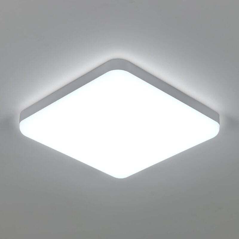 32-W-LED-Deckenleuchte im UFO-Design, quadratisches Panel, moderne, ultradünne LED-Deckenleuchte, 3600 lm, kaltweiß (650...