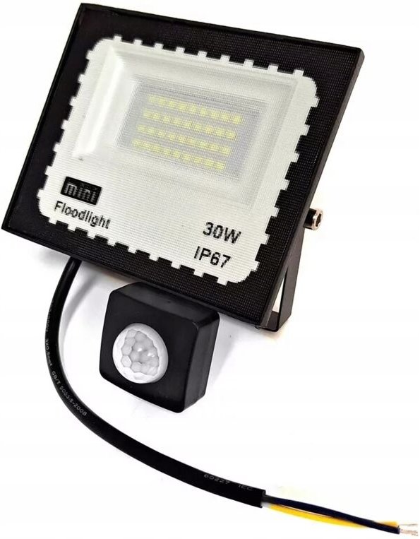 LED-Außenleuchte mit Bewegungs- und Dämmerungssensor, 30 W, leistungsstark