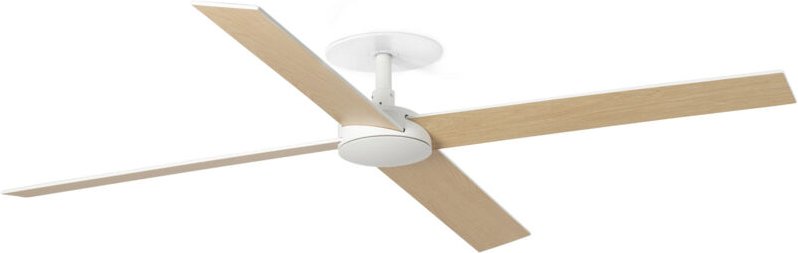 RUDDER RECESSED 4 L Ventilator weiß/Esche