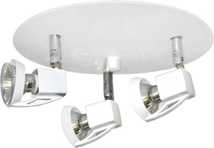 Cristalrecord - Weiße Deckenleuchte 3 Scheinwerfer Arco 001-2000-3-001