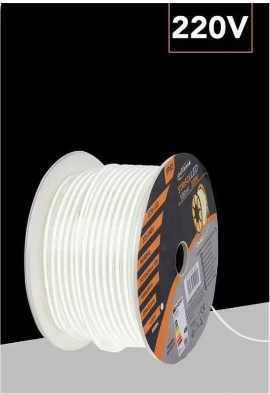 Trade Shop - spule 100MT streifen led cob 220V outdoor IP65 licht 3000K 4000K 6500K 220V-COB-288 -