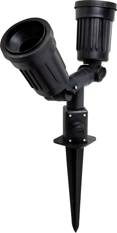Gartenpfahlprojektor 2xe27 Matel ip44