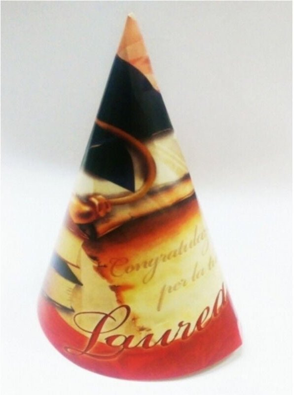 Trade Shop - 36 cappellen von carta mit dem feste laura rosso cappellino addobbi laureandi dotto -