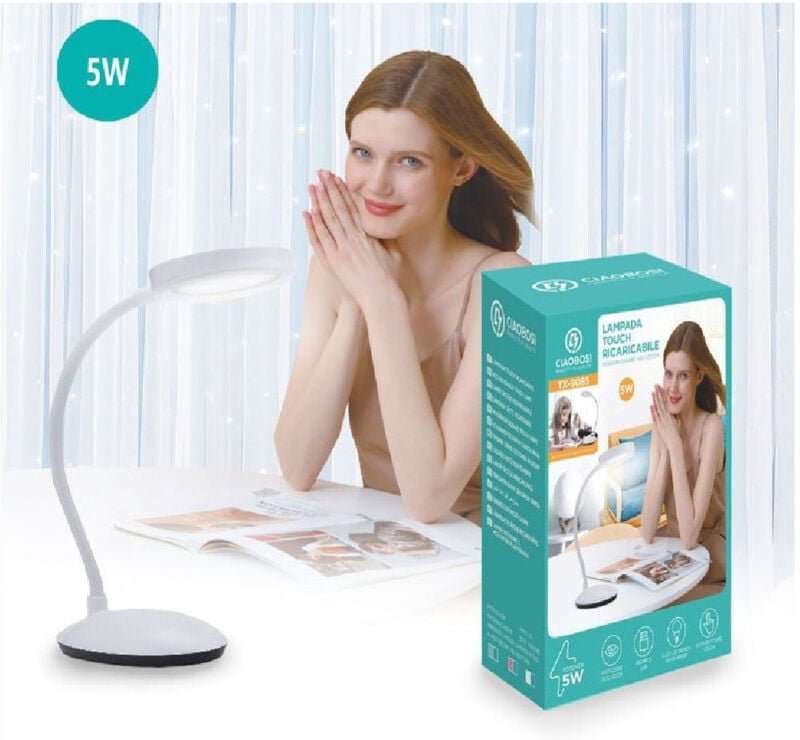Trade Shop Traesio - Trade Shop - physible tabelle lampada touch 5W 3 intensity light TX-9085 -