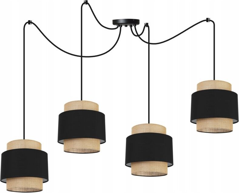 Thumbnail - Hängelampe, Deckenleuchter, Lampenschirm, Boho Juta