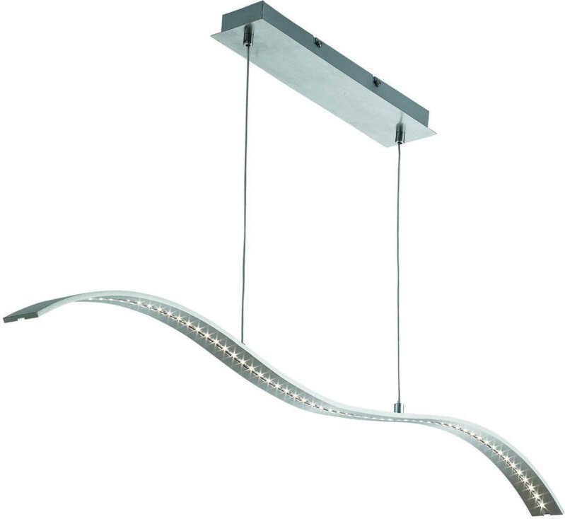 Bar Lights - Integrierter led Bar Deckenanhänger Satin Silber, Satin Nickel - Searchlight