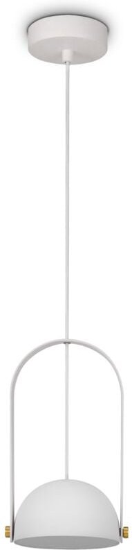 Led Lampe Pendellampe Esstisch Wandleuchte Tischleuchte Deko Wohnzimmer Rund Pendelleuchte, Weiß - Paco Home