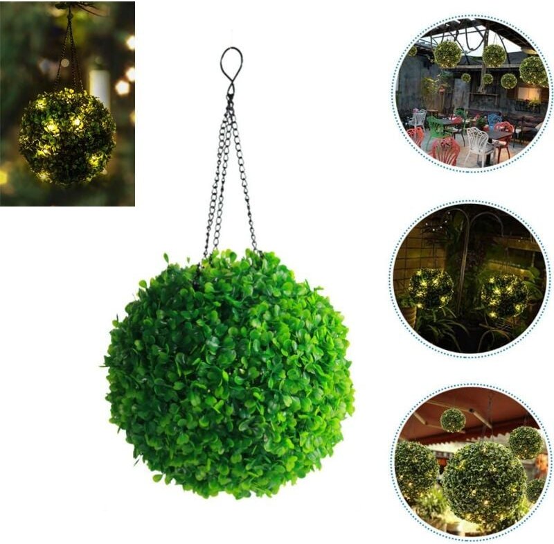 Solarlaterne, zum Aufhängen im Freien, wasserdichte, farbwechselnde, solarbetriebene Laterne mit dekorativer Aufhängeket...