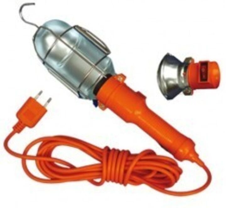 GSC - Industrielle tragbare 60-W-Lampe mit 10 m Kabel 0600197