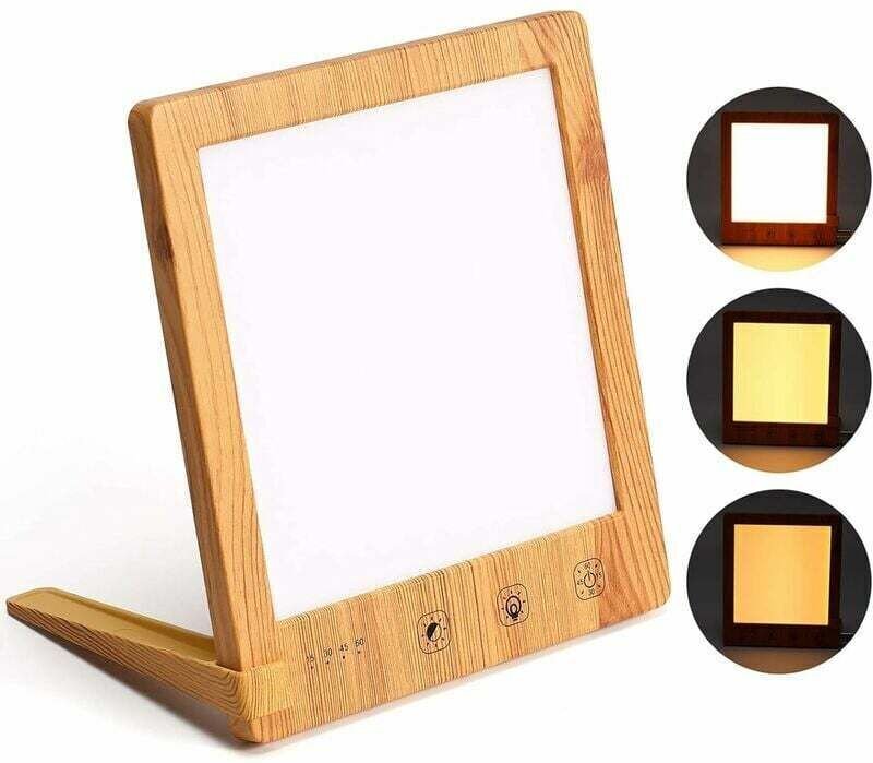 Lichttherapielampe, 10000 Lux LED-Therapielampe, Touch-Control-LED-Lampe für den Innenbereich, Solar-LED-Licht für das H...