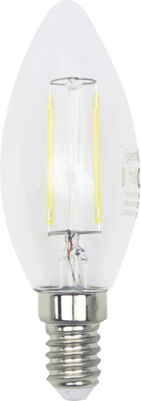 Lightme - LM85264 led eek f (a - g) E14 Kerzenform 5 w = 40 w Warmweiß (ø x l) 35 mm x 97 mm dimmbar,