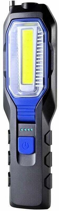 Taschenlampen (Standard) Wiederaufladbare LED-Mechanikerlampe, tragbare COB-Arbeitsleuchte, per USB wiederaufladbarer 28...