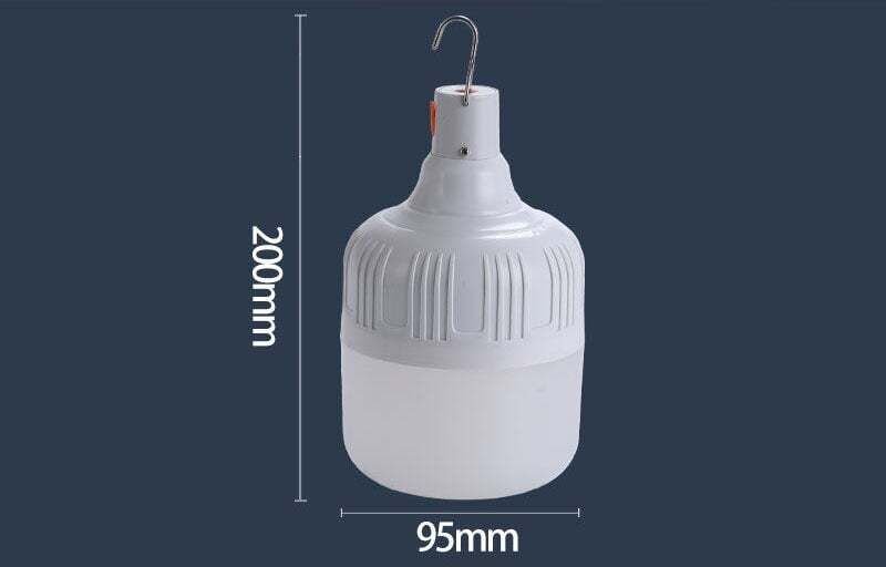 Odipie - Campinglaterne, tragbare LED-Campinglampe 500 Lumen mit USB-Akkus, 2 Beleuchtungsmodi, wasserdichte Campingleuc...