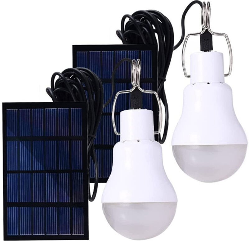 3-W-Solar-LED-Hängeleuchte für den Außenbereich mit 3,45 m Kabel, tragbare Solarlaterne mit Solarpanel, wiederaufladbare...