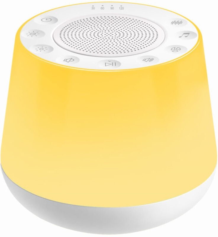 Schlafgerät mit weißem Rauschen, 32 nicht wiederholenden, natürlichen, beruhigenden Klängen, Speicherfunktion und therap...