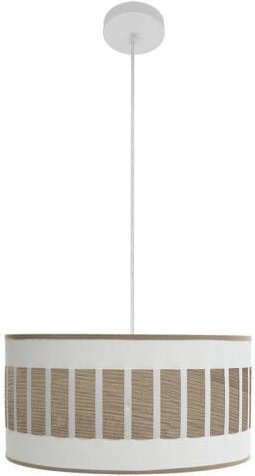 Thumbnail - Fabrilamp - ivanna hängelampe 1xe27 weiss/weiss/helles holz regx40x40 cm