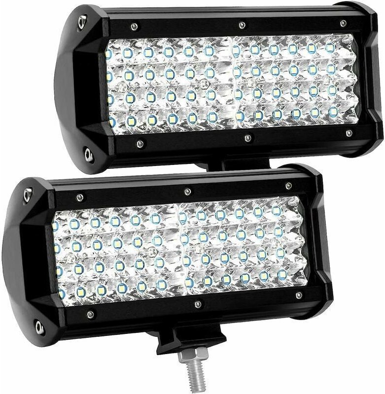 12 v 300 w LED-Arbeitsscheinwerfer, 7 Zoll, 144 w, LED-Autoscheinwerfer, 12 v, wasserdicht, IP67, Spot-Flutlicht, LED-Ne...