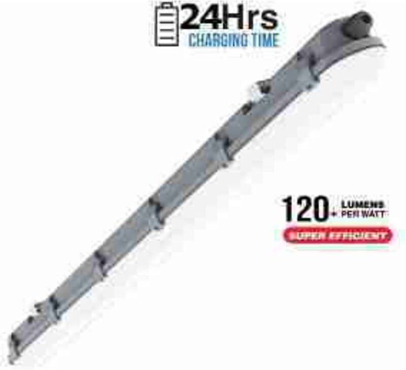 LED2120223 VT-120136E LED-Wasserschutzleuchte SAMSUNG CHIP M-SERIE 1200mm 36W 4000K Notfallset PC/PC SS Clip 120LM/W