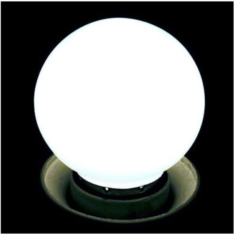 Trade Shop Traesio - Trade Shop - wisdom miniglobe E27 1W led-lampe in den farben kalt warm grün blau rot -