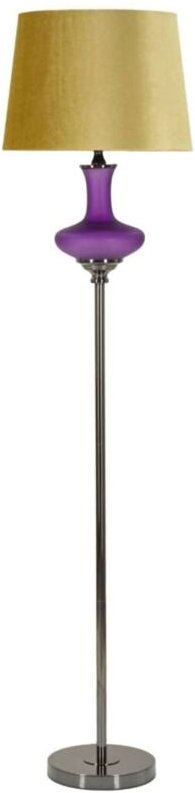 Stehlampe Pepoli, Bodenlicht, Lampe, Stehleuchte, 40x40 h167 cm, Lila und Gelb - Dmora