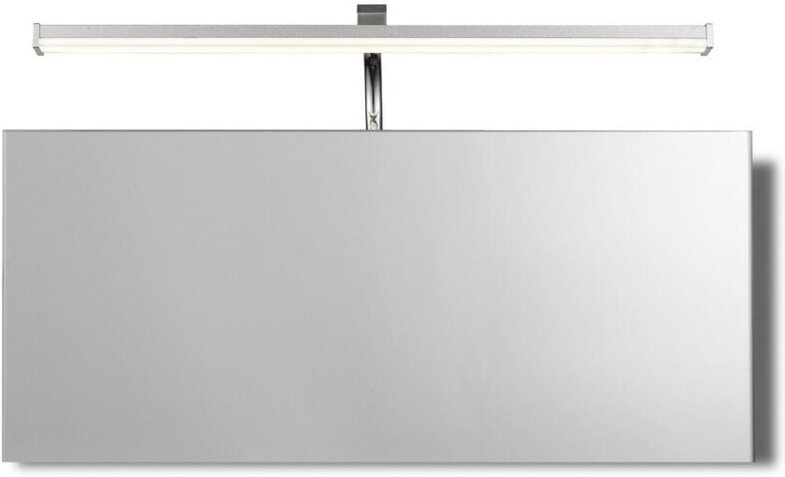 Inspired Mantra - Sisley - Wandleuchte 7W LED Chrom IP44 4000K, 420lm, Silber, Mattacryl, Chrom poliert