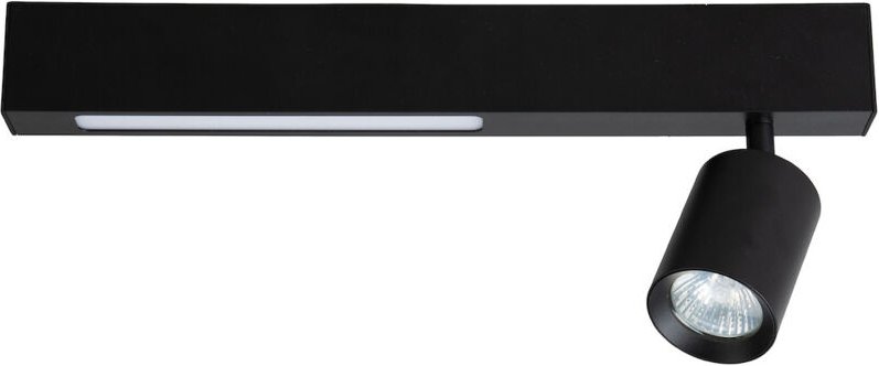 Magnet Deckenleuchte 9W+1xGU10 3000/4000K Schwarz