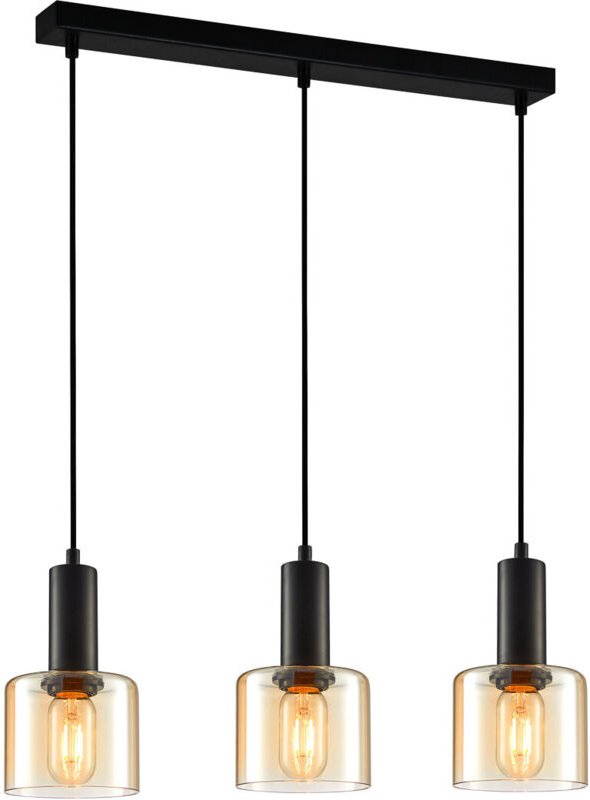 Santia Moderne 3-flammige Stab-Pendel-Deckenleuchte, E27 - Italux