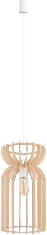 Hängelampe Kymi 1 E27 Naturholz Nowodvorski 10570