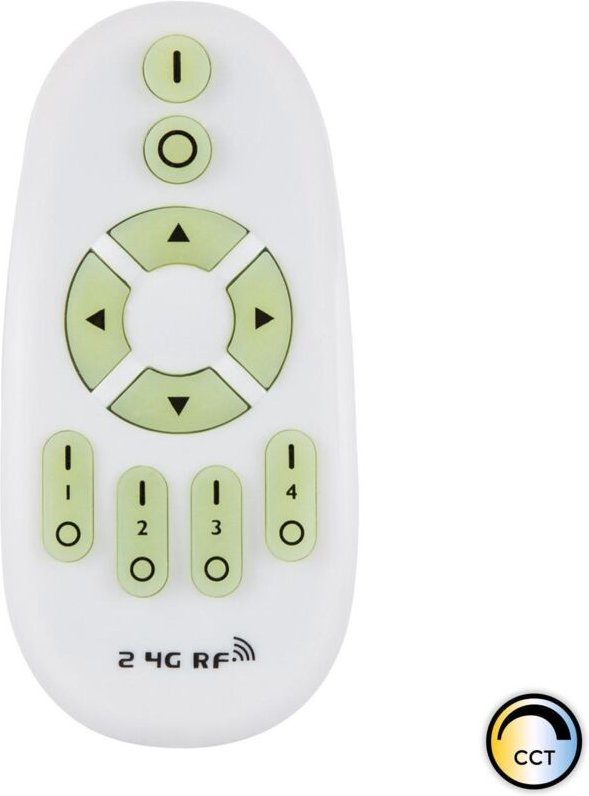 Fernbedienung für Einbau-und Deckenleuchten CCT Wählbar 2,4 GHz Weiß