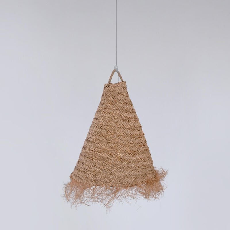 Barcelona Led - Naturfaser Pendelleuchte nam xl