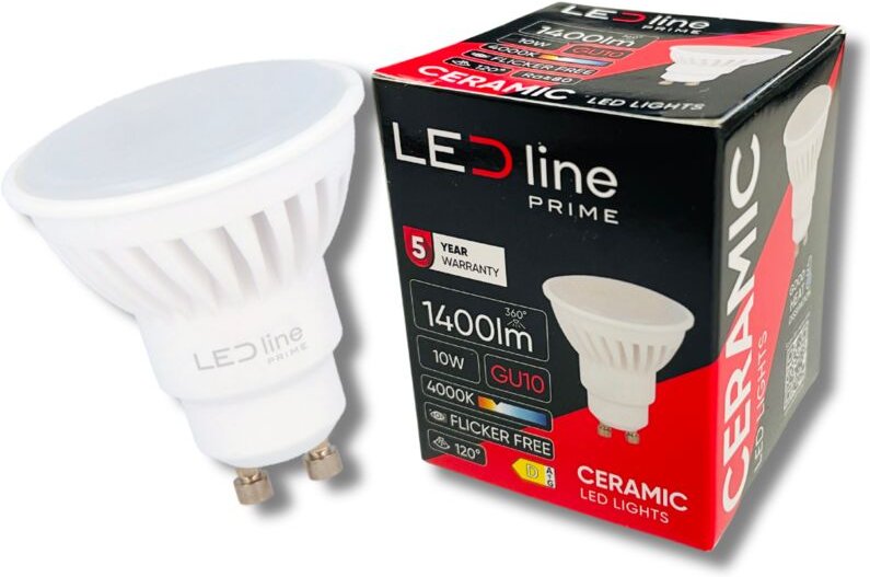 LED Line Prime Birne LED GU10 10W 4000K 1400LM 170-250V
