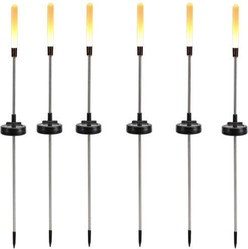 Wasserdichte Solarleuchten für Hofdekoration, Gartenstecker, Hofdekoration, geeignet für Hof, Weg, Garten im Freien (War...