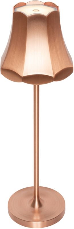Retro-Tischleuchte Kupfer wiederaufladbar IP44 - Granny