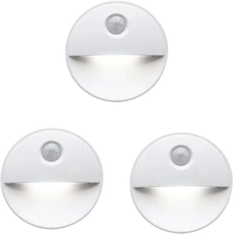 LED-Nachtlicht mit Bewegungsmelder, schlaffördernde LED-Lampen, kabelloser Betrieb, perfekt für Badezimmerschränke, Trep...