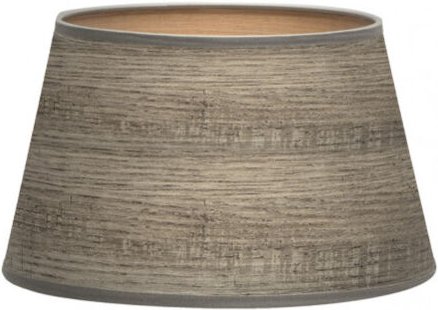 Lampenschirm salma e27 Holz grau 40dx30dx25h konisch offen