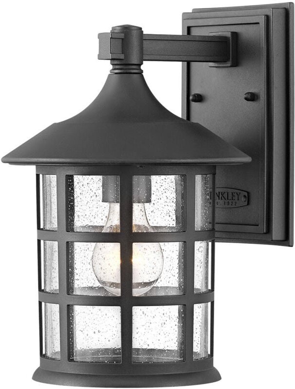 Hinkley - Elstead Freeport Außenwandlaterne Strukturiert Schwarz, IP44